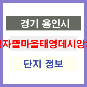 정자뜰마을태영데시앙2차 아파트 썸네일 이미지